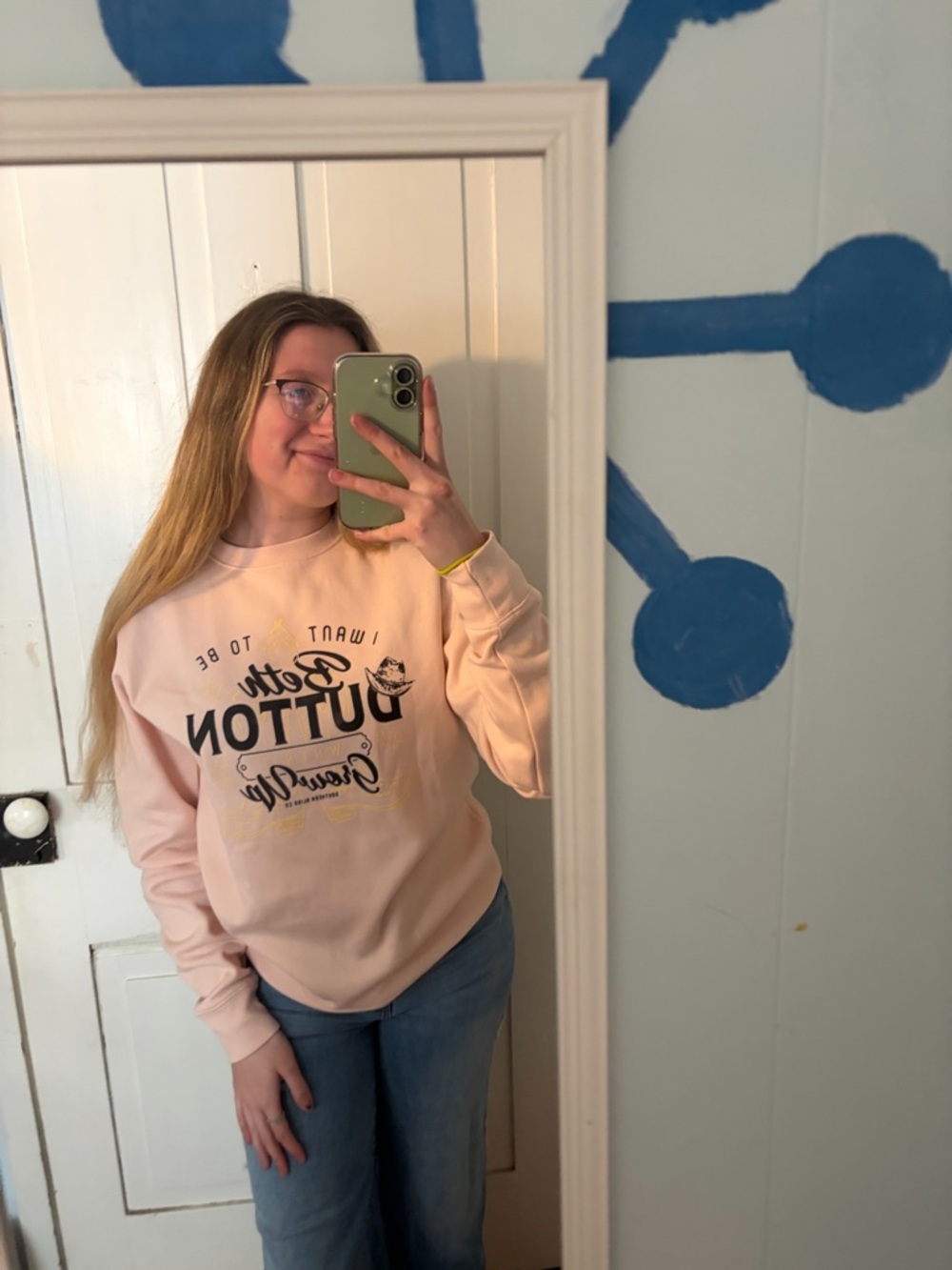 I want to be Beth Dutton when I grow up pink crewneck